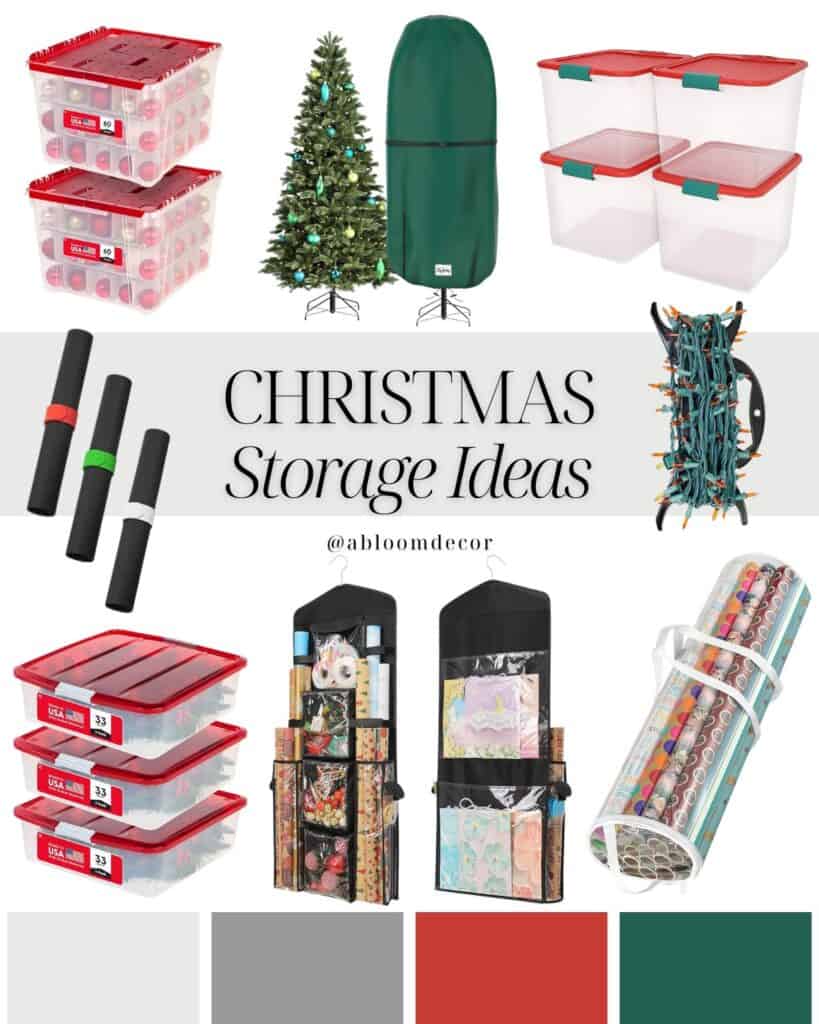 Plastic Christmas Storage Ideas