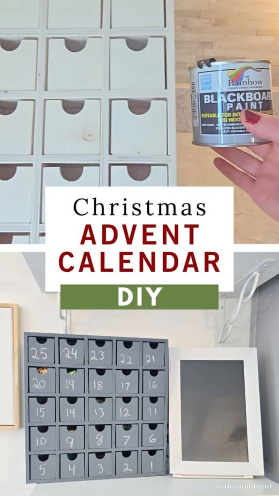 christmas advent calendar diy