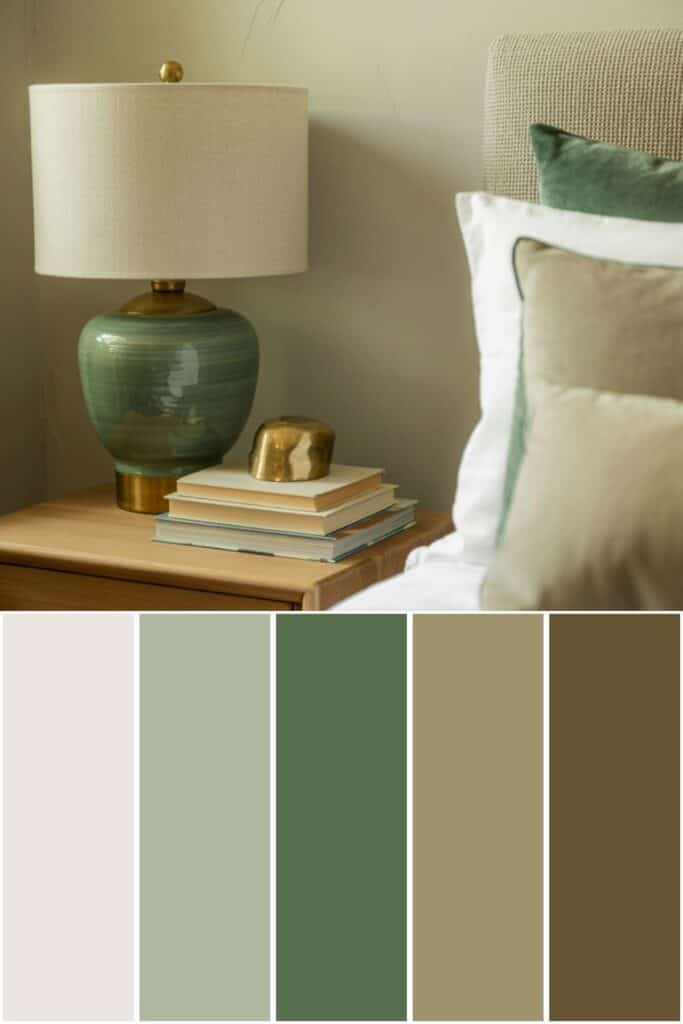 Brown and Jade Color Palette