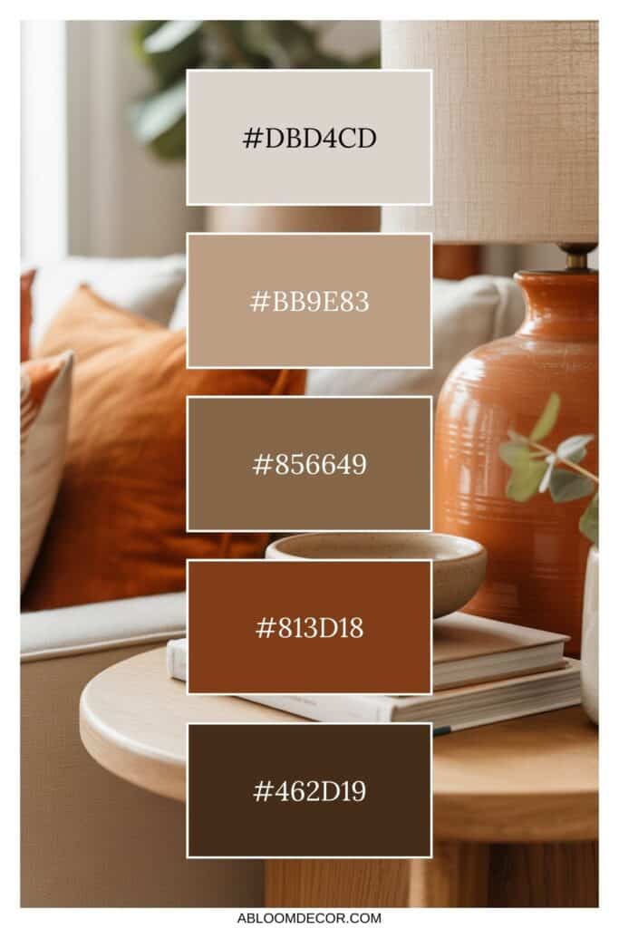 Orange Color Combo hex codes