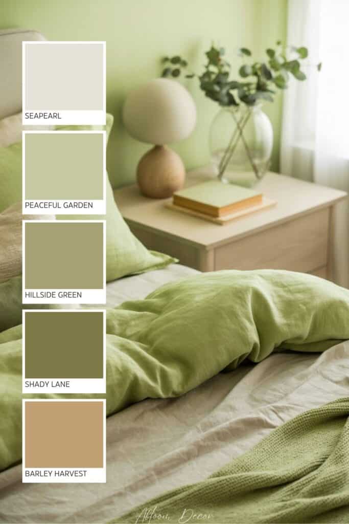 Wasabi Color Palette paint colors