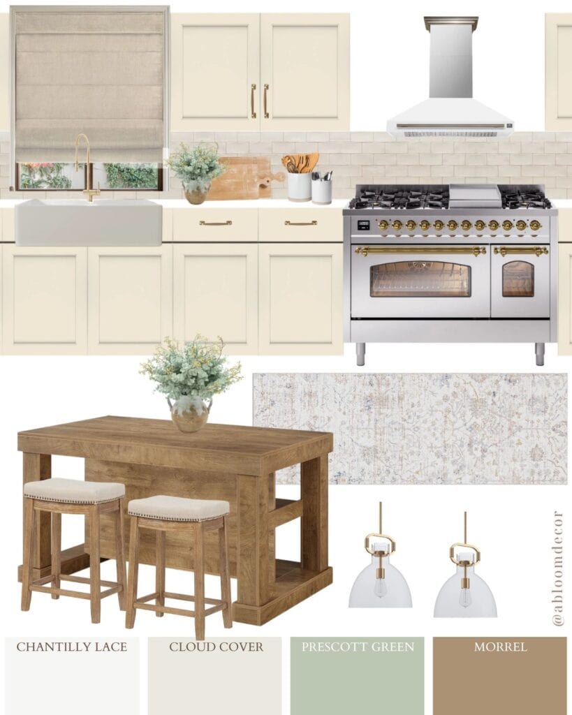Neutral Modern Farmhouse Kitchen Design