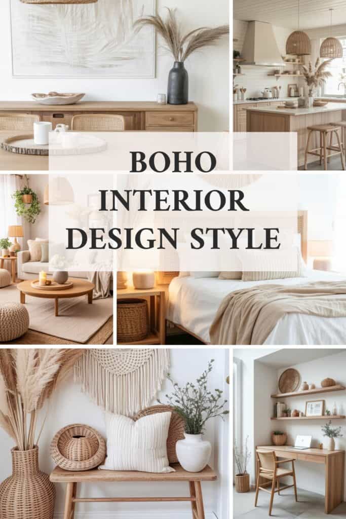 Boho design style