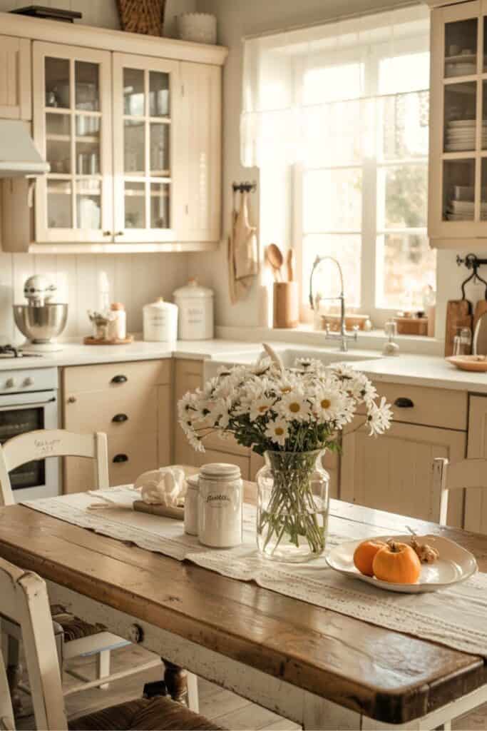 grandmillennial kitchen idea