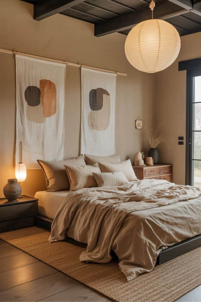 japandi bedroom idea