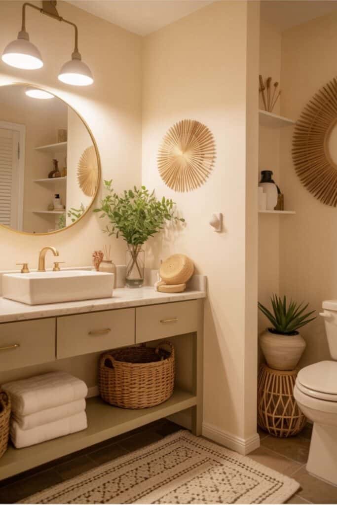 boho bathroom idea
