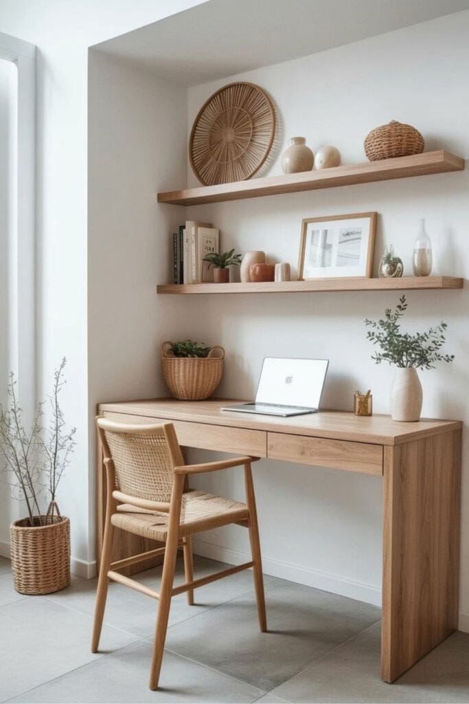 boho home office idea