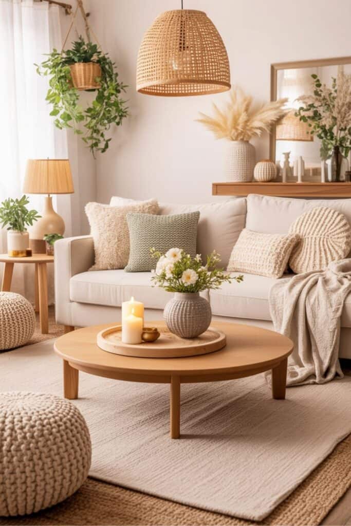 boho living room idea