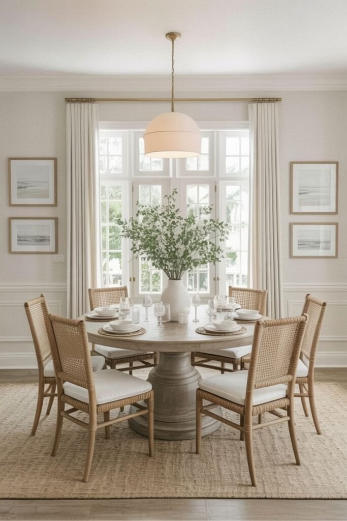 coastal dining rom idea