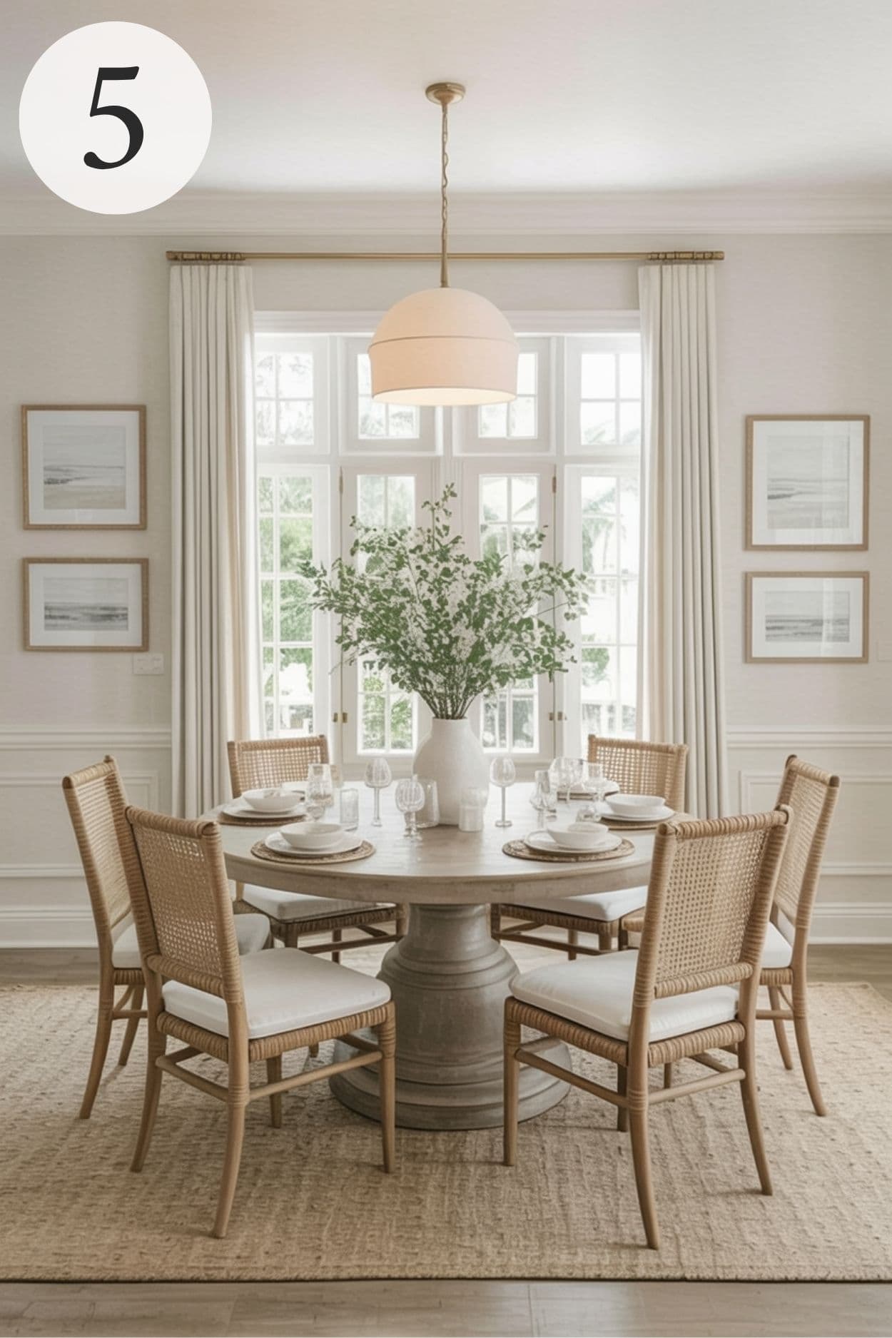 coastal dining room
