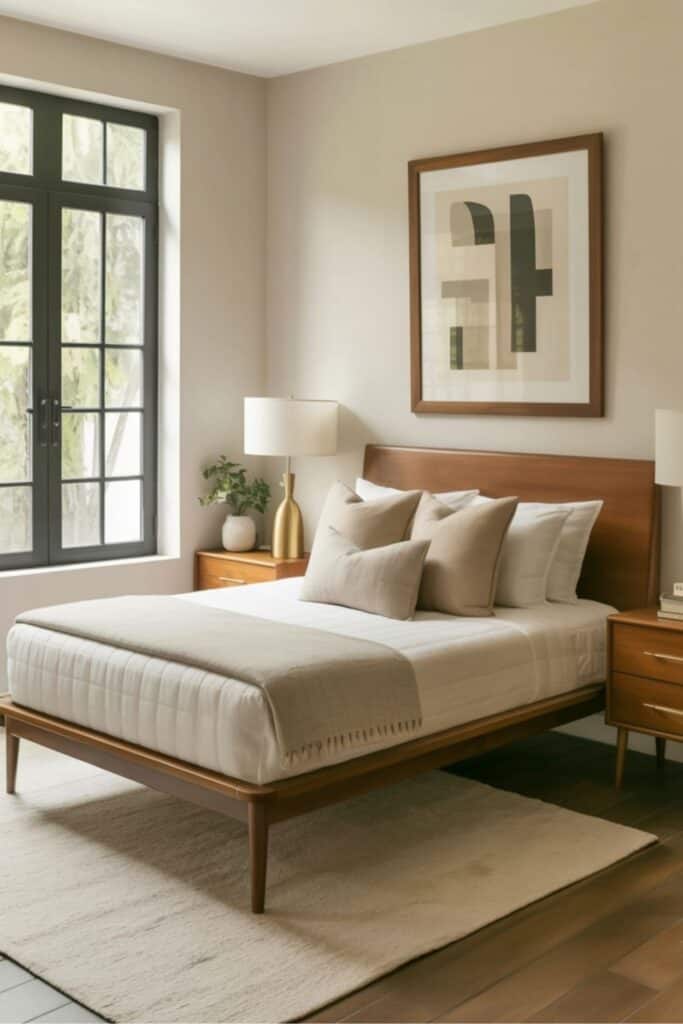 mid-century modern bedroom idea