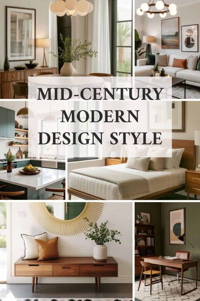 mid century modern design style