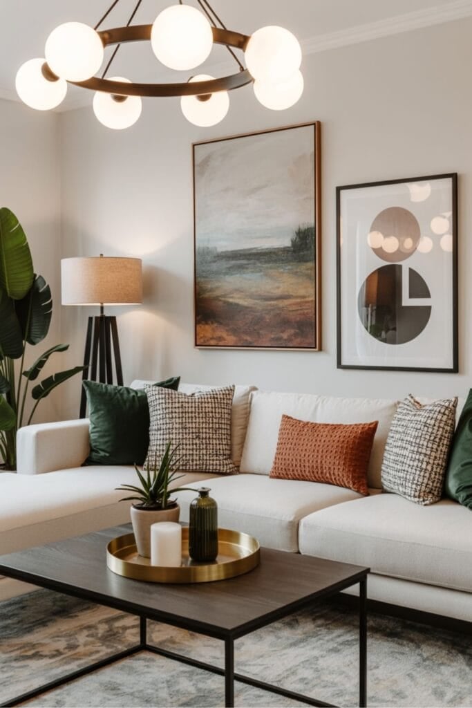 mid-century modern living room idea