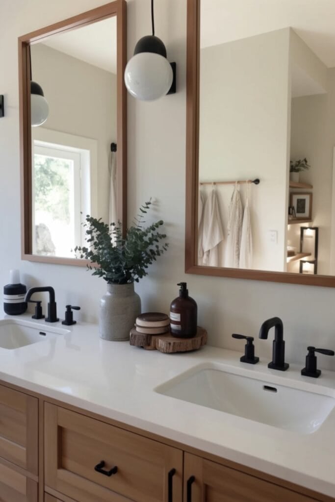 modern organic bathroom idea