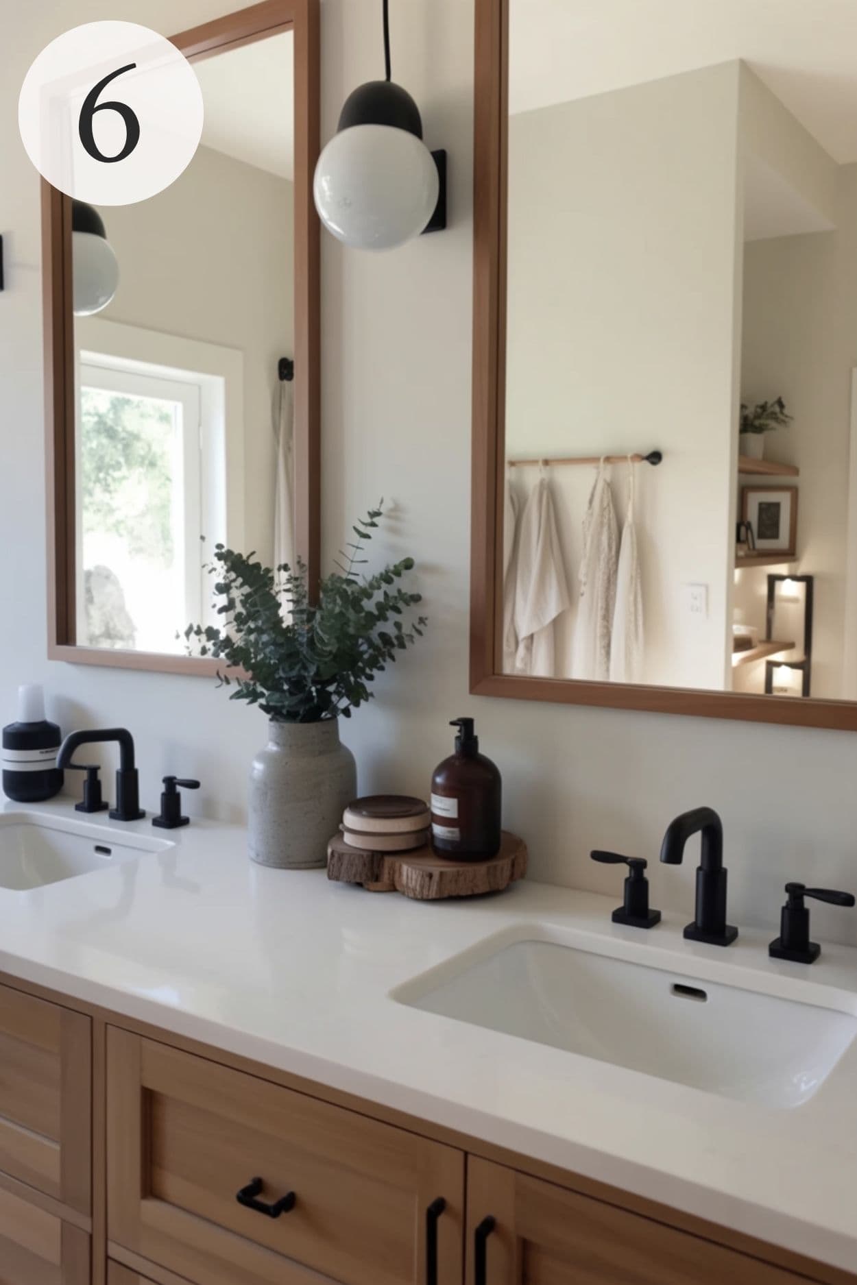 modern organic bathroom