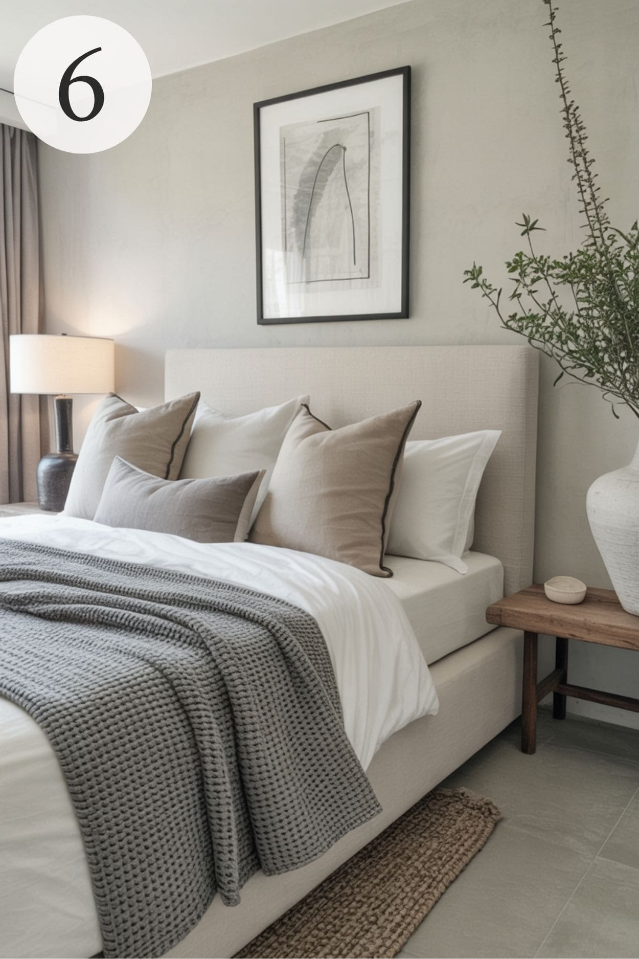 modern organic bedroom