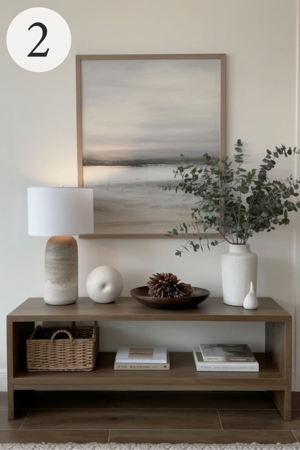 modern organic entryway