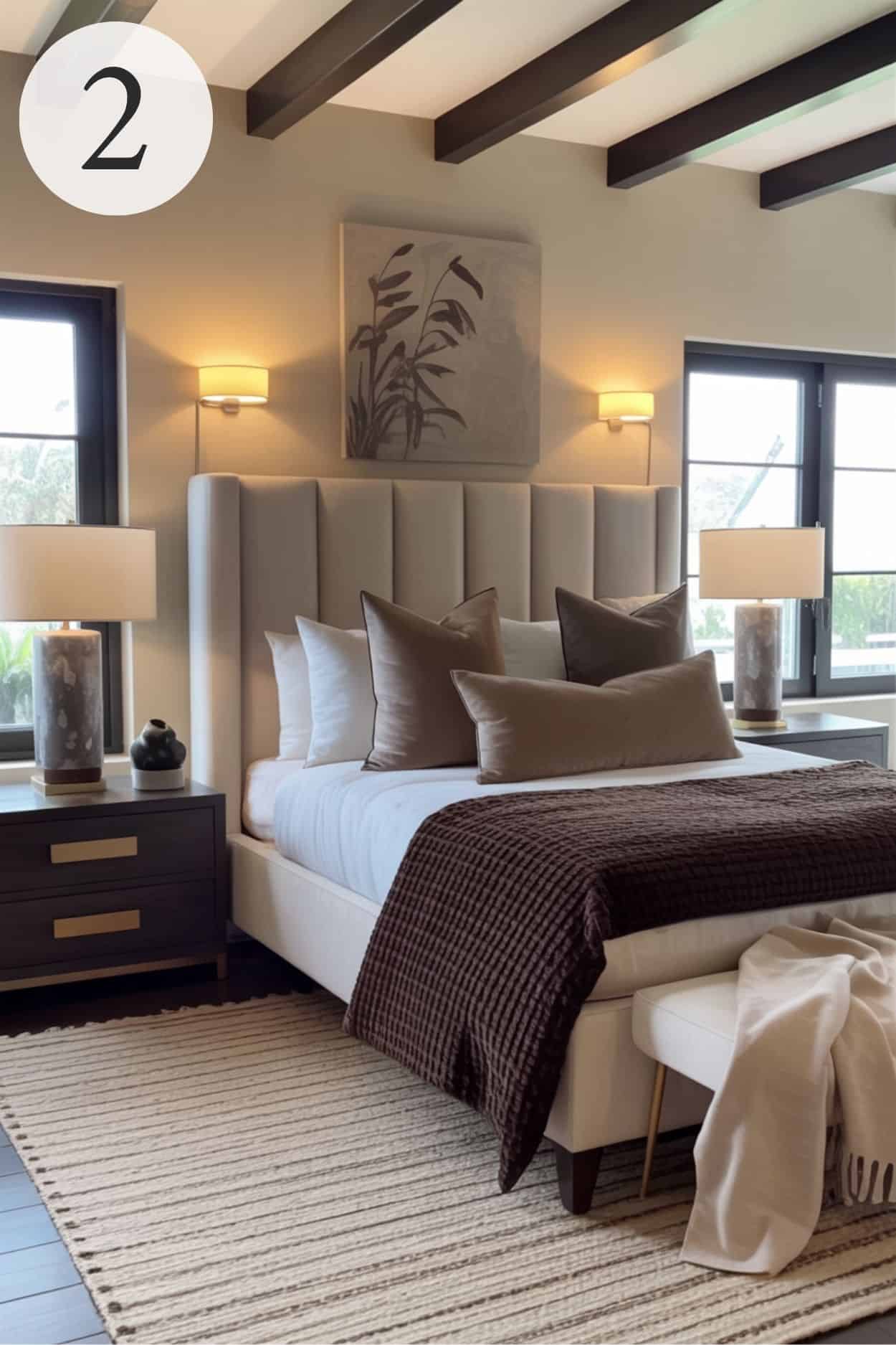 moody modern bedroom