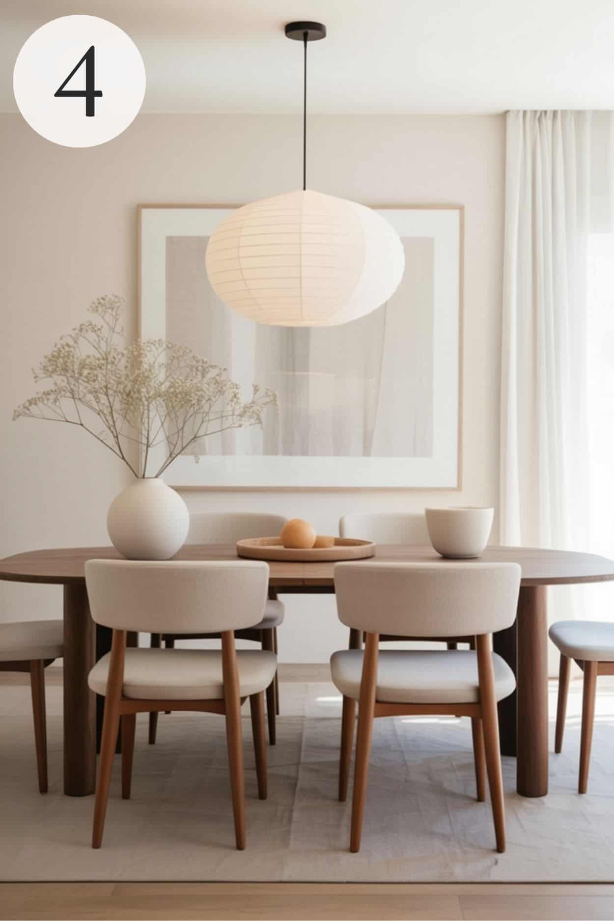 scandinavian dining room