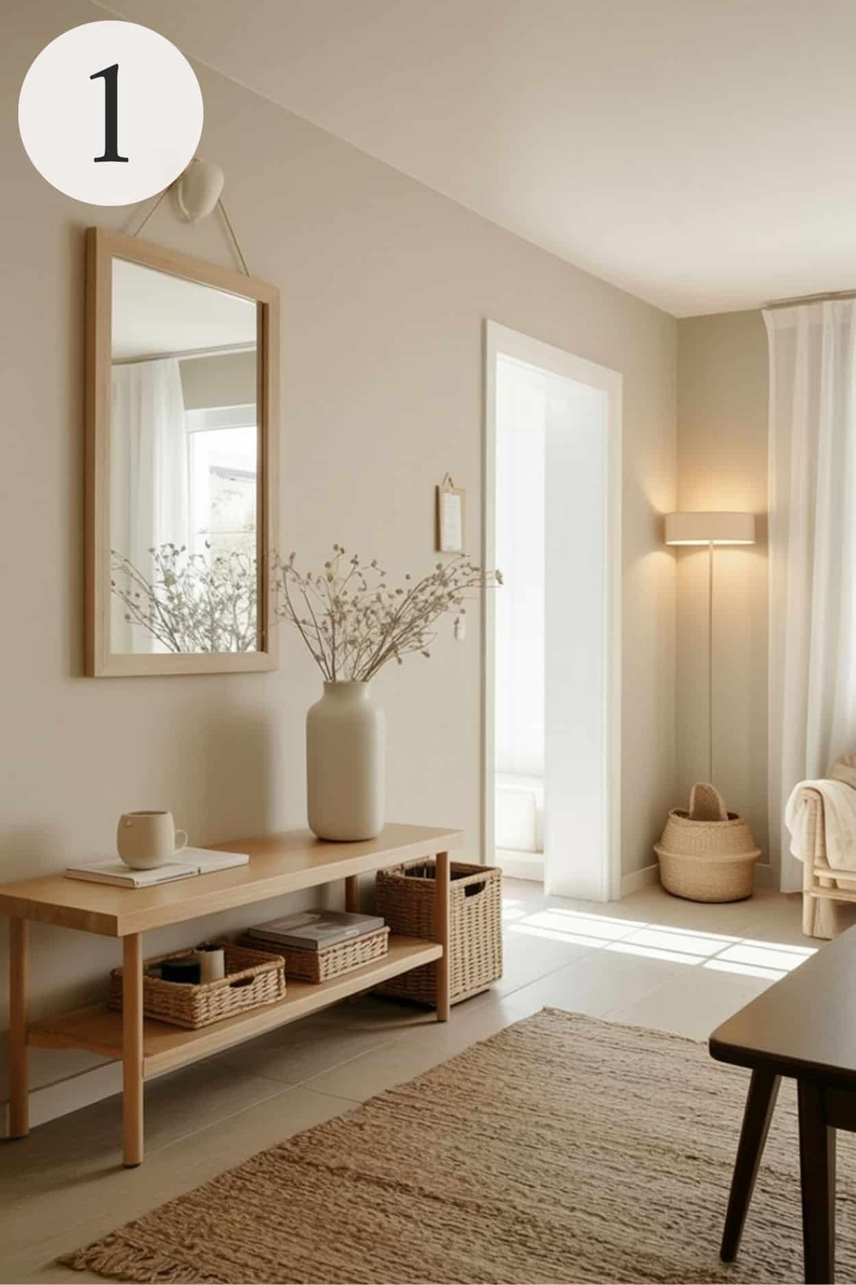 scandinavian entryway