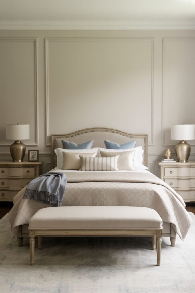 transitional classic bedroom idea