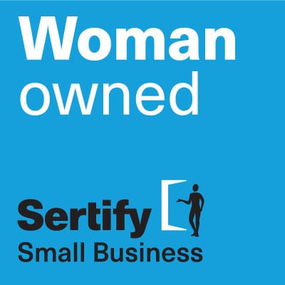 Sertify Certified Woman-Owned Small Business Badge