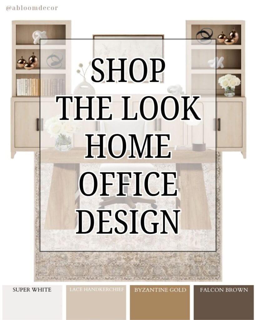 Neutral Modern Home Office