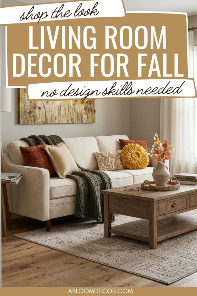 Sage and Golden Autumn Living Room