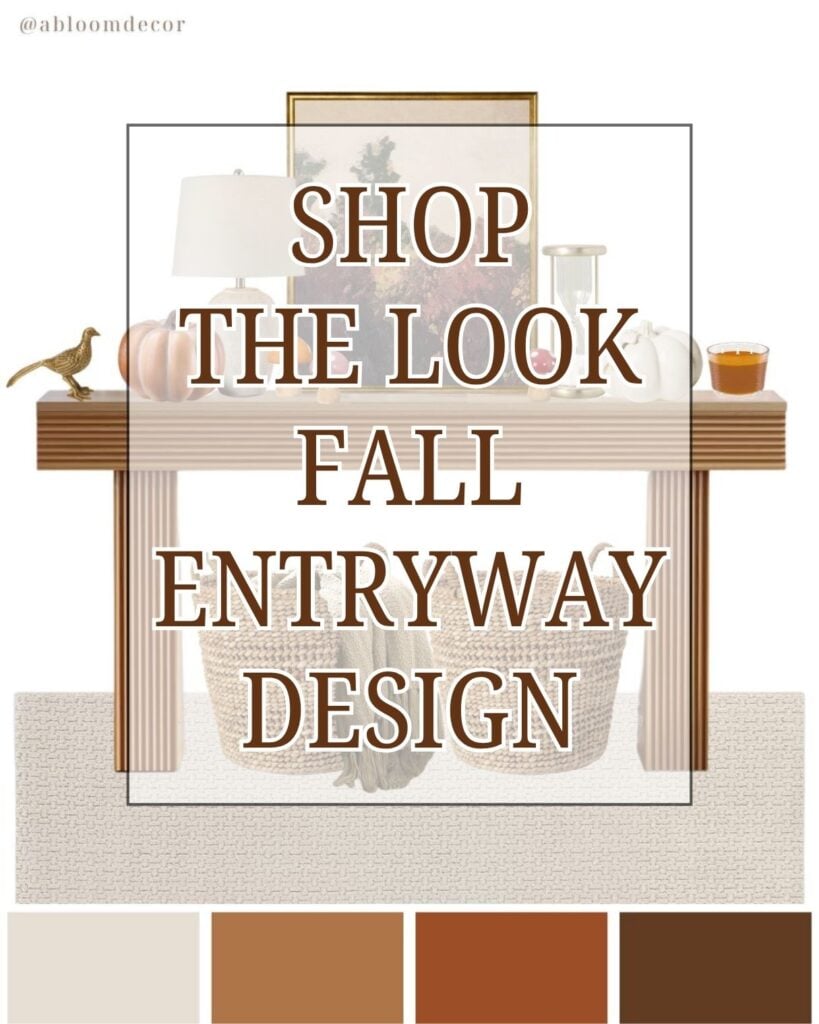 Whimsical Fall Entryway