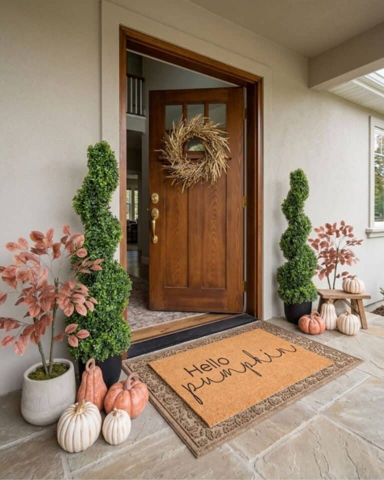 Hello Pumpkin Fall Front Porch Decor