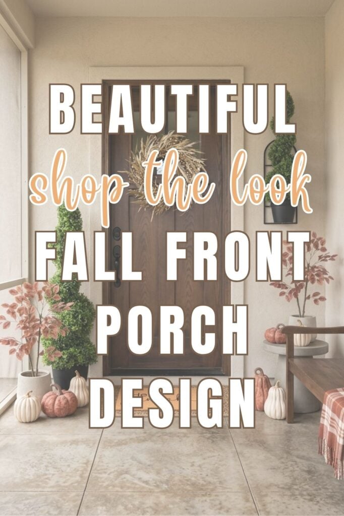 fall porch decor